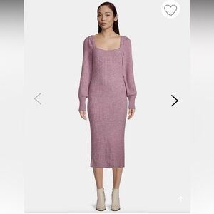 MINKPINK | Saeeda Square neck Knit Dress Sz M